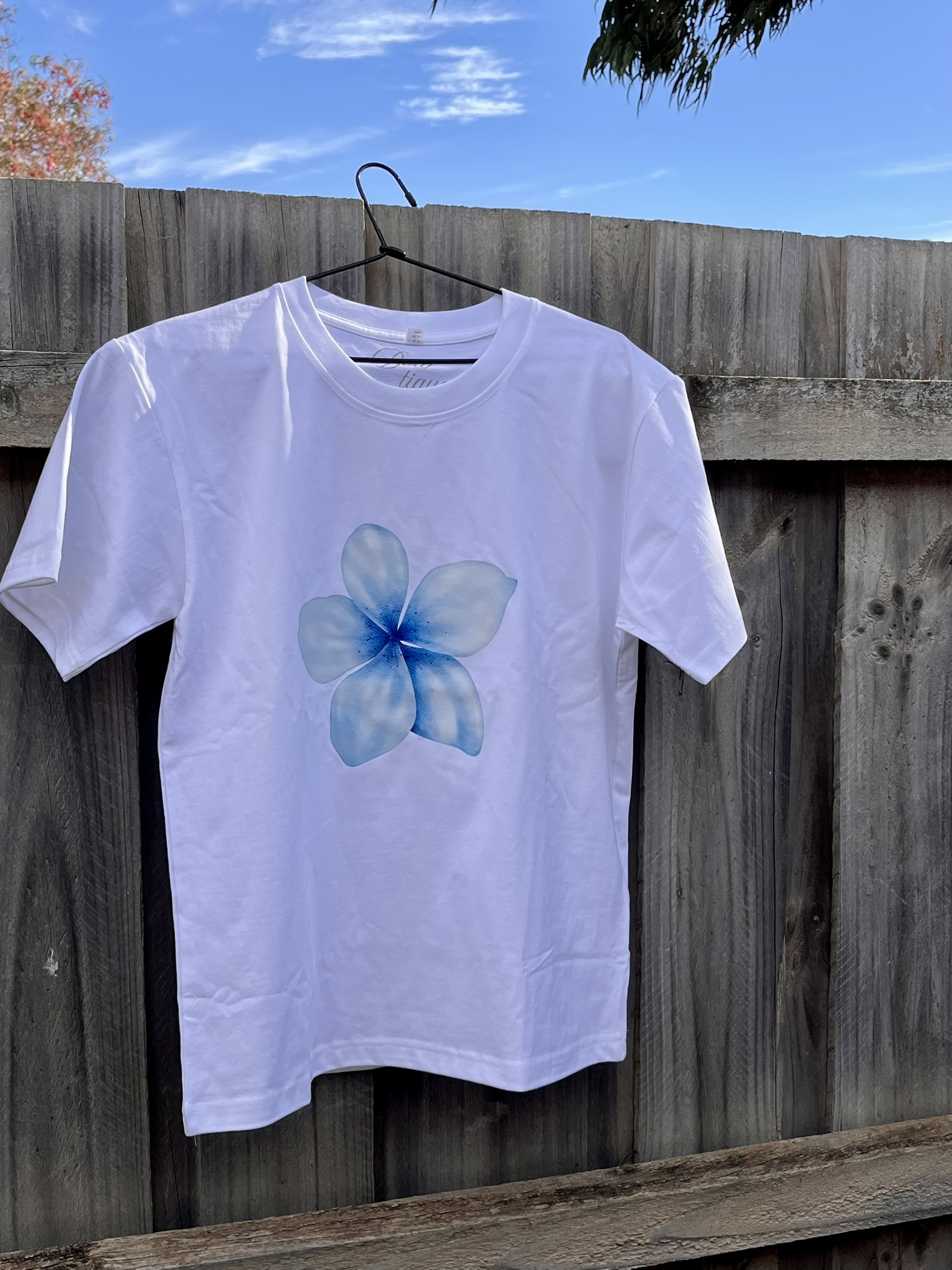 Ocean Plumeria Tee
